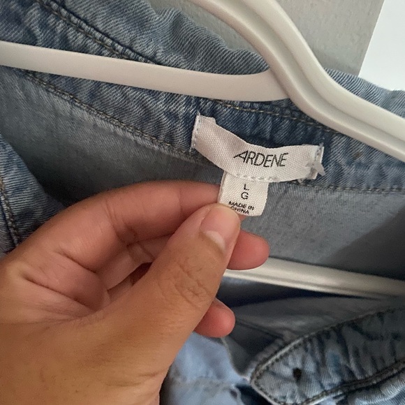 Light and thin jean button down - Picture 2 of 3